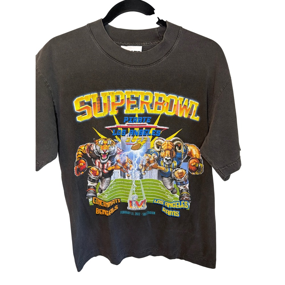 Pirate Super Bowl LVI Los Angeles 2022 Bengals vs Rams Graphic T-Shirt